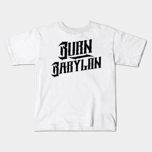 Burn Babylon Reggae Kids T-Shirt